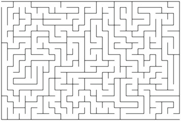 Seamless geometric maze pattern illustration, a vector labyrinth design for wallpaper and puzzle backgrounds