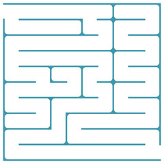 Seamless geometric maze pattern illustration, a vector labyrinth design for wallpaper and puzzle backgrounds