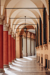 The porticoes of Bologna, an important cultural and architectural heritage of Bologna, represent a symbol of the city © Andrei Antipov