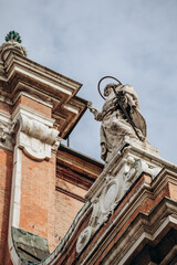 Fototapeta premium Close up of the Bologna Cathedral, dedicated to Saint Peter