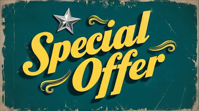 Special offer sticker. Marketing promotion