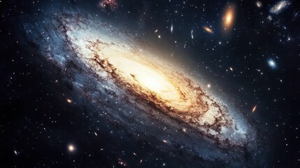 Obraz premium Galactic Odyssey: Exploring the Vastness of the Universe 
