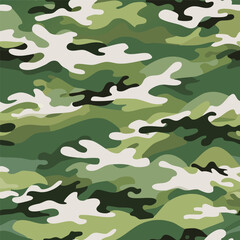 Camouflage seamless pattern