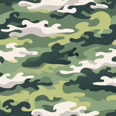 Camouflage seamless pattern