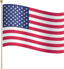 Fototapeta premium American Flag Vector