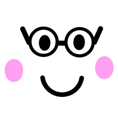 Cute Emoticon, Face Emoticon