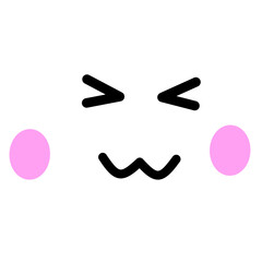 Cute Emoticon, Face Emoticon