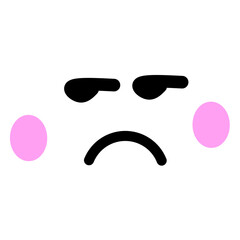 Cute Emoticon, Face Emoticon