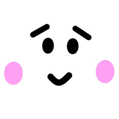 Cute Emoticon, Face Emoticon