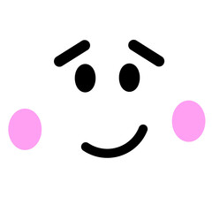 Cute Emoticon, Face Emoticon