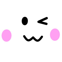 Cute Emoticon, Face Emoticon