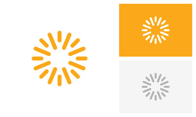 Sun logo design
