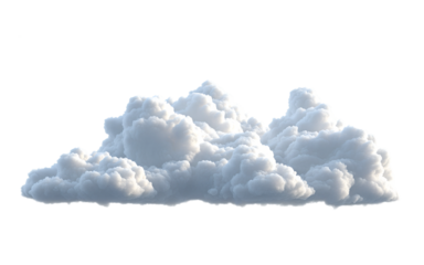 Cloud isolated on transparent background, Cutout clean white cloud transparent background,3d rendering,Collection of random shapes of abstract clouds,white cloud,white natural cloud element,png,Ai