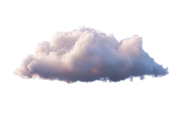 Cloud isolated on transparent background, Cutout clean white cloud transparent background,3d rendering,Collection of random shapes of abstract clouds,white cloud,white natural cloud element,png,Ai