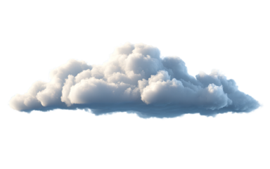 Cloud isolated on transparent background, Cutout clean white cloud transparent background,3d rendering,Collection of random shapes of abstract clouds,white cloud,white natural cloud element,png,Ai