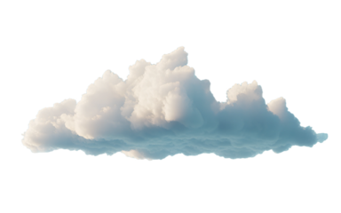 Cloud isolated on transparent background, Cutout clean white cloud transparent background,3d rendering,Collection of random shapes of abstract clouds,white cloud,white natural cloud element,png,Ai