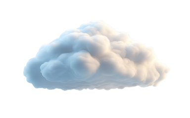Cloud isolated on transparent background, Cutout clean white cloud transparent background,3d rendering,Collection of random shapes of abstract clouds,white cloud,white natural cloud element,png,Ai