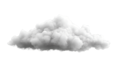 Cloud isolated on transparent background, Cutout clean white cloud transparent background,3d rendering,Collection of random shapes of abstract clouds,white cloud,white natural cloud element,png,Ai
