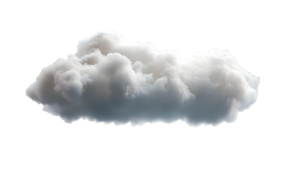 Cloud isolated on transparent background, Cutout clean white cloud transparent background,3d rendering,Collection of random shapes of abstract clouds,white cloud,white natural cloud element,png,Ai