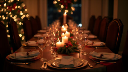 Gather together to celebrate the joy of togetherness and festivity this holiday season, photography of still life concept.