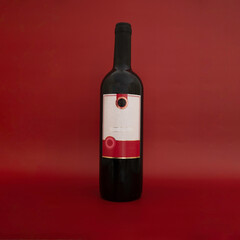 red wine bottle