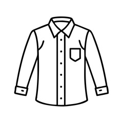 button down shirt  illustration