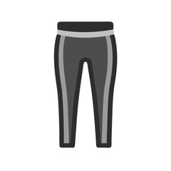 leggings  vector icon, dress icon, vector clothing icon - simple vector illustration of a leggings , in a simple and clean style, for business and fashion graphics. clothing flat illustration.
