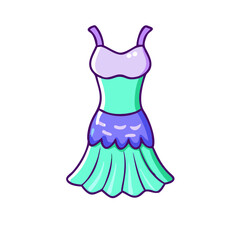  mermaid dress  vector, mermaid dress  illustration