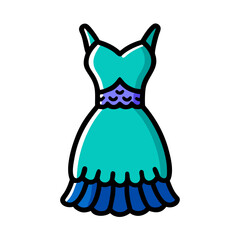  mermaid dress  vector, mermaid dress  illustration