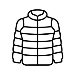 puffer jacket  vector, puffer jacket  illustration,