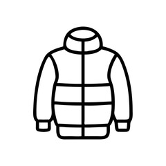 puffer jacket  vector, puffer jacket  illustration,