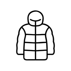 puffer jacket  vector, puffer jacket  illustration,