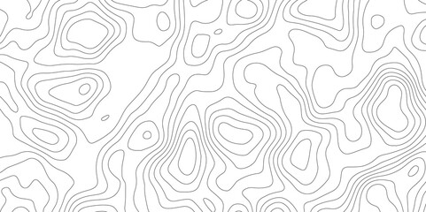 Abstract seamless pattern with lines and stylized height of the topographic contour in lines and topo graphic map design. Cartography, topology, or terrain path concept.	
