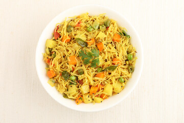 Semiya Upma or Vermicelli Uppuma or uppittu is a popular breakfast menu from south India
