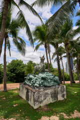 City park in Pattaya, Thailand