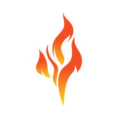 A fire vector with Gradient colors