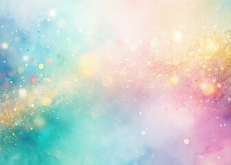 Abstract Watercolor Background with Glitter for Creative Projects, Invitations, and Digital Designs