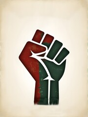Fototapeta premium International Human Rights Day. The concept of freedom of speech generated by AI 