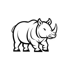 minimalistic illustration of Rino