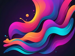 abstract neon color gradient background. abstract background