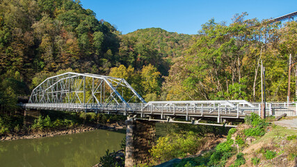 Fayette Station Bridge over the New River in Fayette County, West Virginia