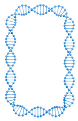 Molecular Frame: A frame composed of molecular structures, perfect for scientific or technical designs.