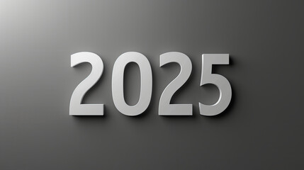 2025 - Two thousand twenty-five, holy white typeface.
