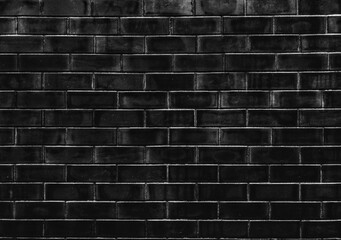 Dark bricks wall for abstract brick background and texture.