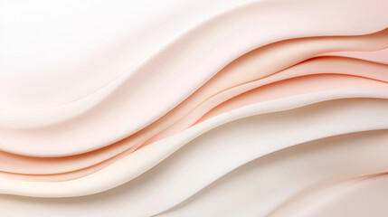 Soft waves of cream and peach create soothing and elegant background, perfect for various design projects. gentle curves evoke sense of calm and sophistication
