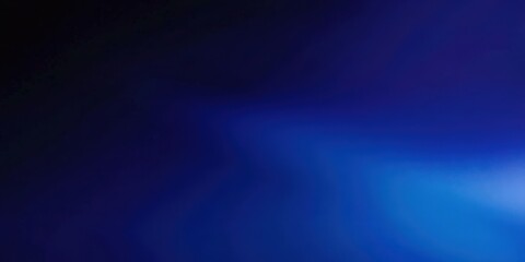 Fototapeta premium Black dark azure cobalt sapphire blue abstract background. Color gradient. Geometric shape. Wave, wavy curved line. Rough grunge grain noise. Light neon metallic shine shimmer bright. Design. 