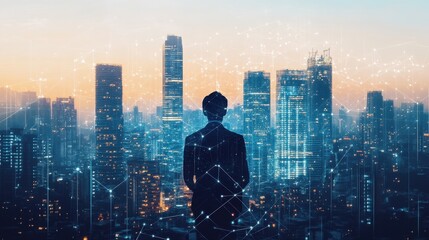 Futuristic Cityscape: A Vision of Technological Advancement