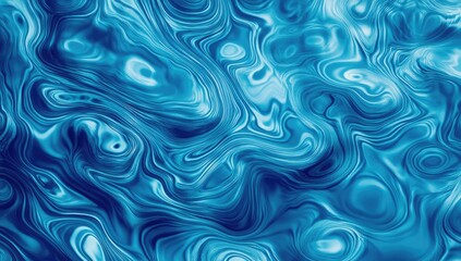 Blue Water Texture Background with Ripples and Reflections in Swimming Pool, Top View Abstract Design for Summer Banner