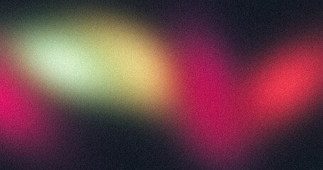 Dark grainy background, purple pink red orange black abstract noise texture, vibrant color flow, banner poster header backdrop design, copy space