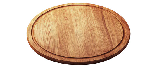 Wooden Serving Board on transparent background